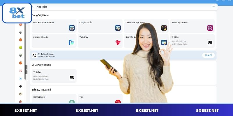 Cách nạp tiền tiện lợi, xử lý giao dịch tức thì