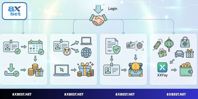 Chuỗi sự kiện diễn ra thường xuyên trên 8XBET