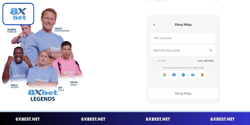 Hướng dẫn đăng nhập 8XBET chính xác trên mọi thiết bị