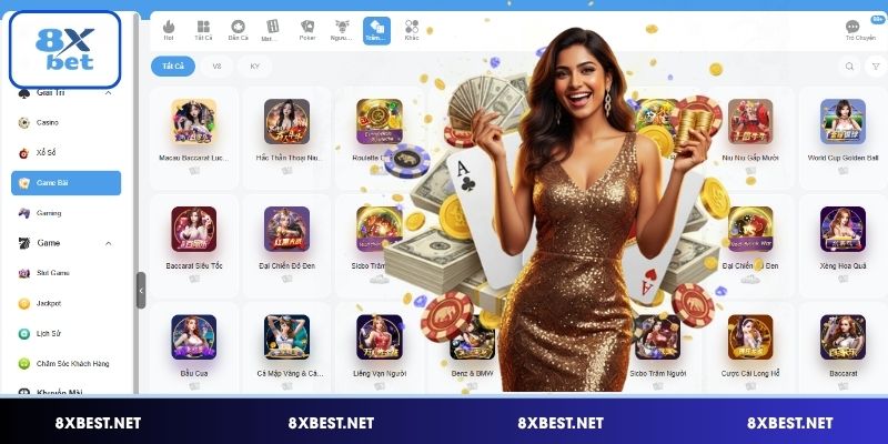 Kinh nghiệm chinh phục sảnh game bài 8XBET hiệu quả